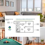 New Cattenom - For Teams & Families - 2 To 5 Beds, 3-min Parking דירה Hayange