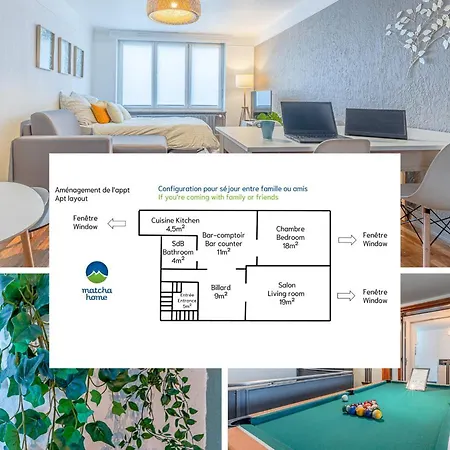 Matcha - 3 Min Parking, Wi-fi, Nespresso - Spacieux & Serein, Ideal Pros Et Familles - Spacious & Serene, Perfect For Pros & Families * Hayange