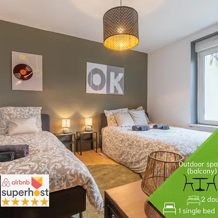 Matcha - 3 Min Parking, Wi-fi, Nespresso - Spacieux & Serein, Ideal Pros Et Familles - Spacious & Serene, Perfect For Pros & Families Apartment Hayange