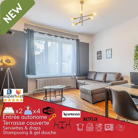 Matcha - 3 Min Parking, Wi-fi, Nespresso - Spacieux & Serein, Ideal Pros Et Familles - Spacious & Serene, Perfect For Pros & Families Apartment *