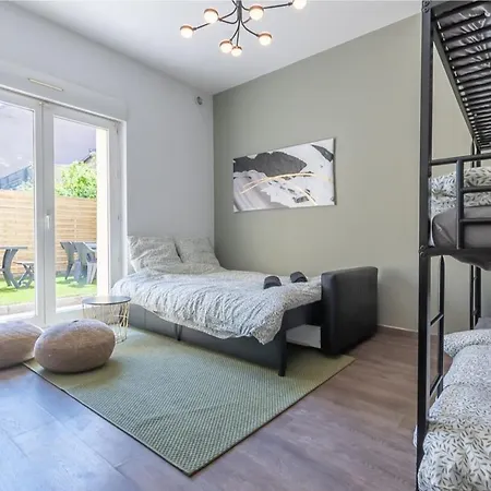 1 & 5 Appts - 1 A 4 Lits - 1 A 7 Pers - Max 31 Pers - 1 Immeuble - Confort, Flexibilite ------ - 1 & 5 Apts - 1 To 4 Beds - 1 To 7 Guests - Up To 31 - Same Building -- Cattenom Διαμέρισμα *