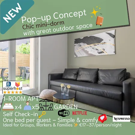 1 & 5 Appts - 1 A 4 Lits - 1 A 7 Pers - Max 31 Pers - 1 Immeuble - Confort, Flexibilite ------ - 1 & 5 Apts - 1 To 4 Beds - 1 To 7 Guests - Up To 31 - Same Building -- Cattenom Διαμέρισμα *