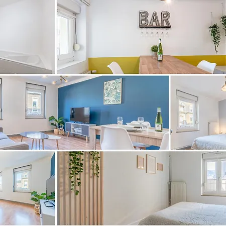New Cattenom - For Teams & Families - 2 To 5 Beds, 3-min Parking 아파트