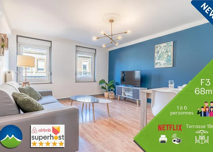 New Cattenom - Apartments For Teams & Families - 2 To 5 Beds, 3-Min Parking *