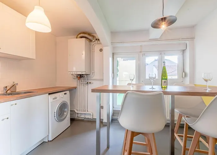 New Cattenom - For Teams & Families - 2 To 5 Beds, 3-min Parking 아파트 Hayange