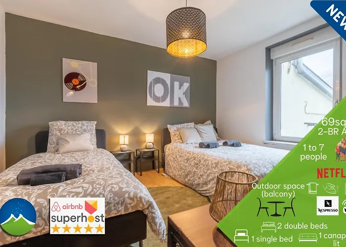 Cattenom 2 A 5 Lits Parking A 3 Min Wi Fi Ideal Equipes Pros Et Familles - 2 To 5 Beds Perfect For Workers And Families 公寓 Hayange