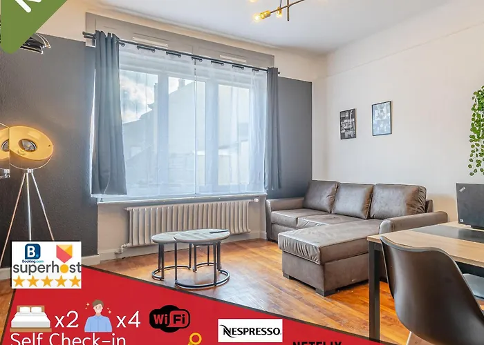 Cattenom 2 A 5 Lits Parking A 3 Min Wi Fi Ideal Equipes Pros Et Familles - 2 To 5 Beds Perfect For Workers And Families 公寓