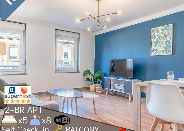 Cattenom 2 A 5 Lits Parking A 3 Min Wi Fi Ideal Equipes Pros Et Familles - 2 To 5 Beds Perfect For Workers And Families *