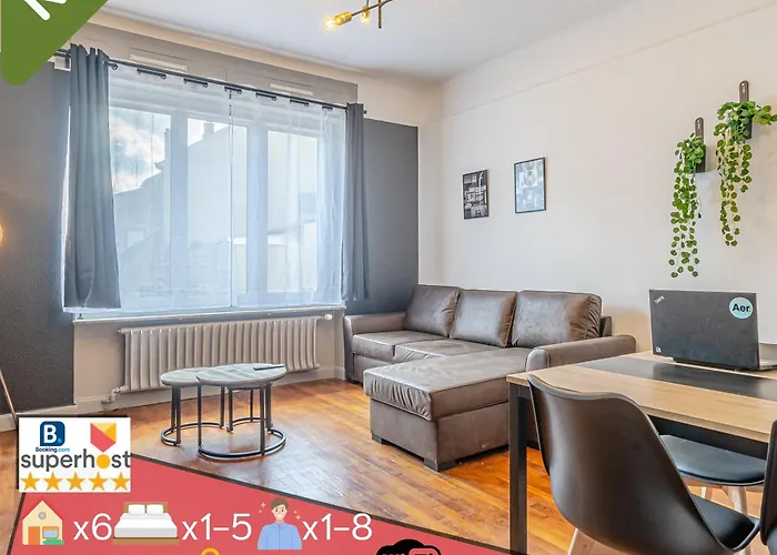 New Cattenom - For Teams & Families - 2 To 5 Beds, 3-min Parking Hayange