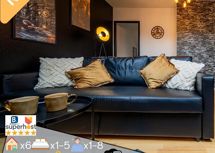 New Cattenom - For Teams & Families - 2 To 5 Beds, 3-min Parking * Hayange