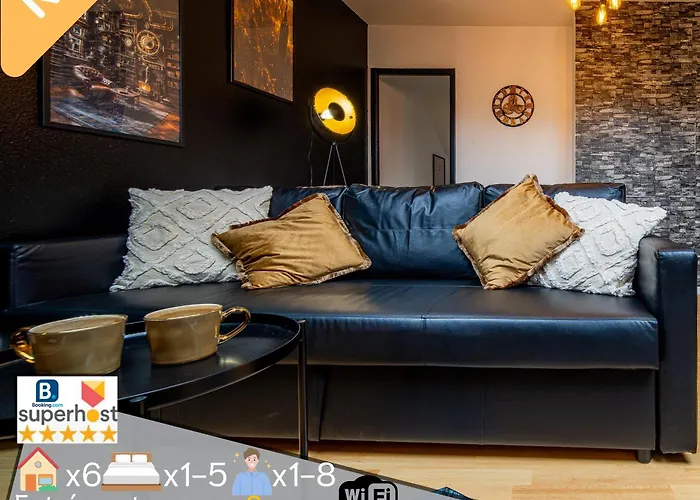 New Cattenom - For Teams & Families - 2 To 5 Beds, 3-min Parking *